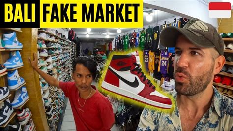 fake nikes bali|shopping in bali.